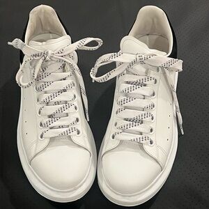 Alexander McQueen white leather sneakers